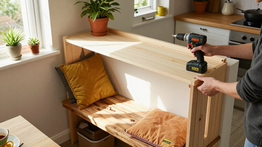 How The IKEA Store Created A DIY Breakfast Nook For Just $150