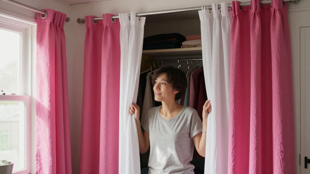 I Ditched My Closet Doors For $60 Pleated Curtains (See Why!)