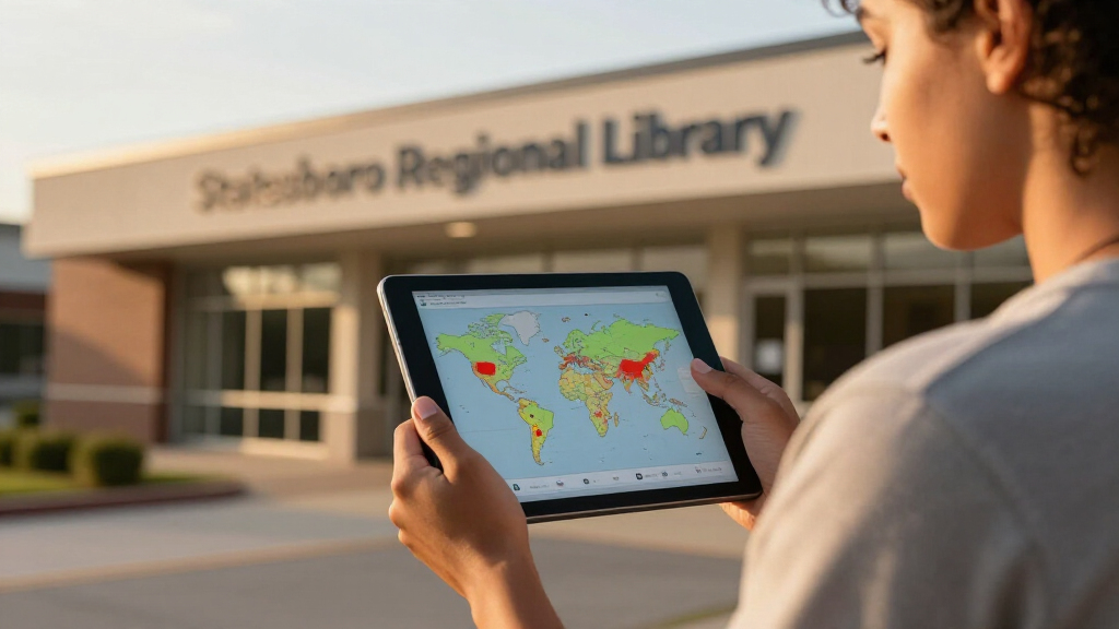 Statesboro Regional Library Surges In Global Coverage
