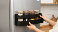 This Magnetic Shelf Turns The Empty Side Of Your Fridge Into Extra Storage Space