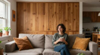 A Wall Of Cabinets Did More Than Add Storage To This Living Room