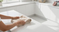 Everything Was Beige Until An All-White Redo Made A Laundry Room Feel Luxe