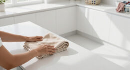 Everything Was Beige Until An All-White Redo Made A Laundry Room Feel Luxe
