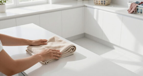 Everything Was Beige Until An All-White Redo Made A Laundry Room Feel Luxe