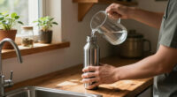 Owala FreeSip Stainless Steel Water Bottle 32 Oz Very, Very Dark