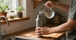 Owala FreeSip Stainless Steel Water Bottle 32 Oz Very, Very Dark