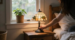T.J. Maxx Is Selling Out Of This Tiffany-Inspired Accent Lamp