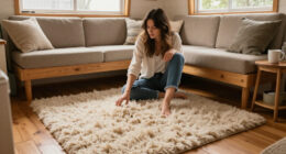 The "SO Soft" TikTok-Viral Rug That Instantly Made My Living Room Warm And Cozy