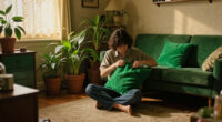 They Turned Their Beige 1900S Parlor Into A Bold, Green “Analog Room”