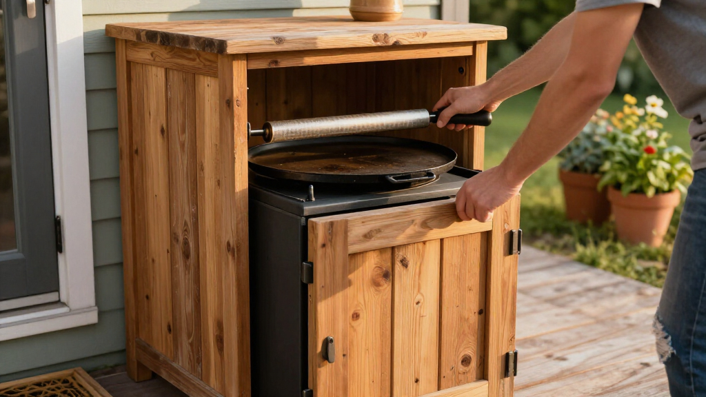 Ditch Basic Blackstone Griddle Storage With A Clever Upcycled Solution