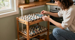 Ditch Bins: The Smarter Way To Organize A Storage Cart Using Empty Egg Cartons