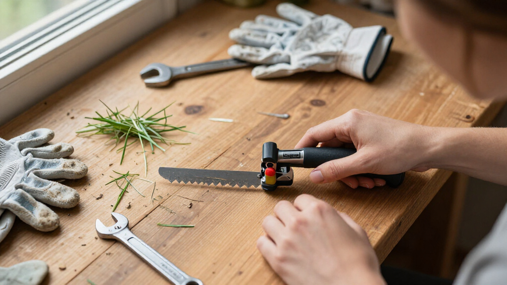 Forget Bench Grinders: Sharpen Lawn Mower Blades With A Pocket Sized Tool