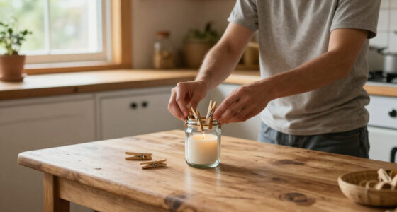Grab Some Clothespins For This Elegant DIY Candle Holder Idea