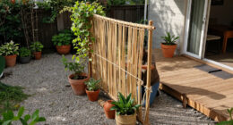 Skip Traditional Fences: Add Privacy To Your Yard With This Boho-Inspired Idea