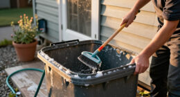 Smelling Your Garbage Cans? The Underrated Trick To Give Them A Deep Clean
