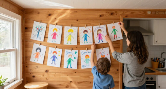 There's A Cuter Way To Display Kids' Artwork Than The Fridge