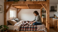 This Cozy ’90s-Inspired Tree House-Themed Bed Nook Was Once A Kitchen