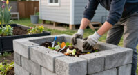 Use Concrete Blocks For A Durable Alternative To A Compost Bin